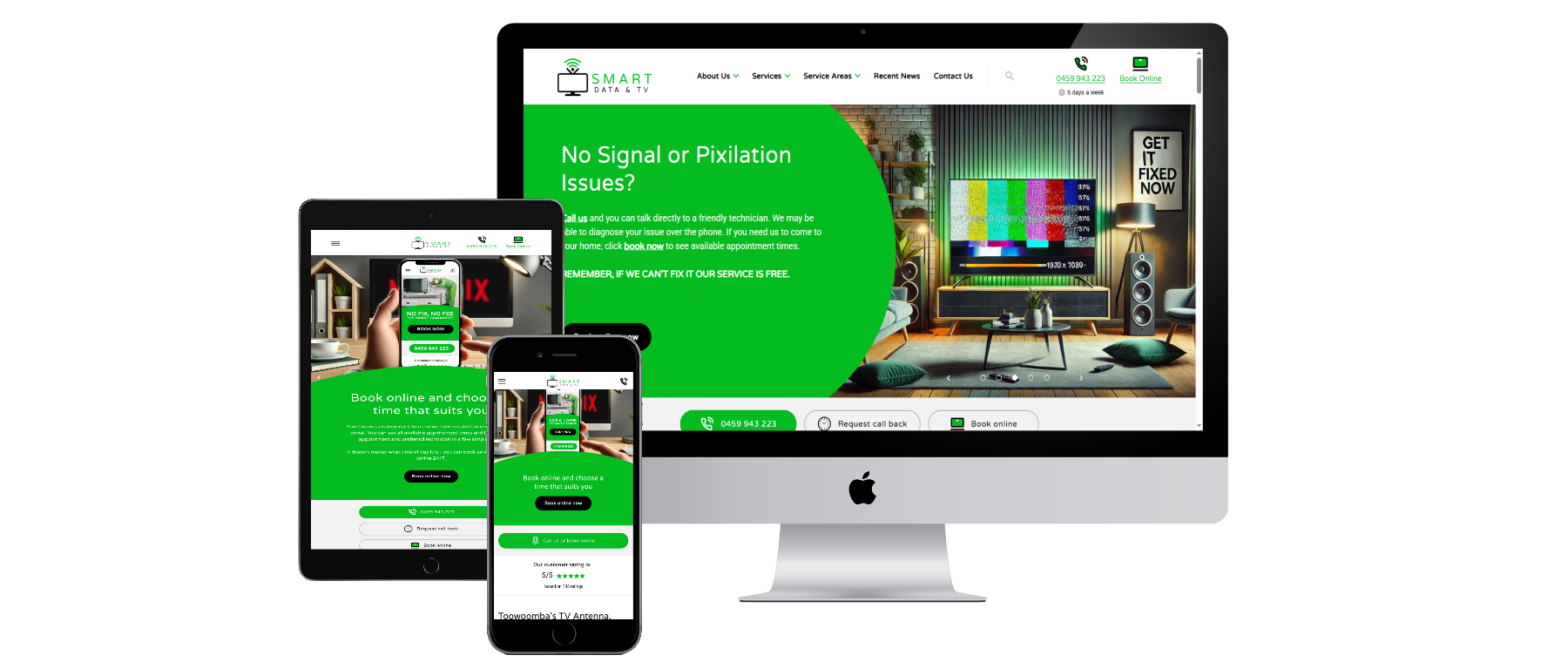 Landing Page in WordPress site designed by 3DGeeks.in